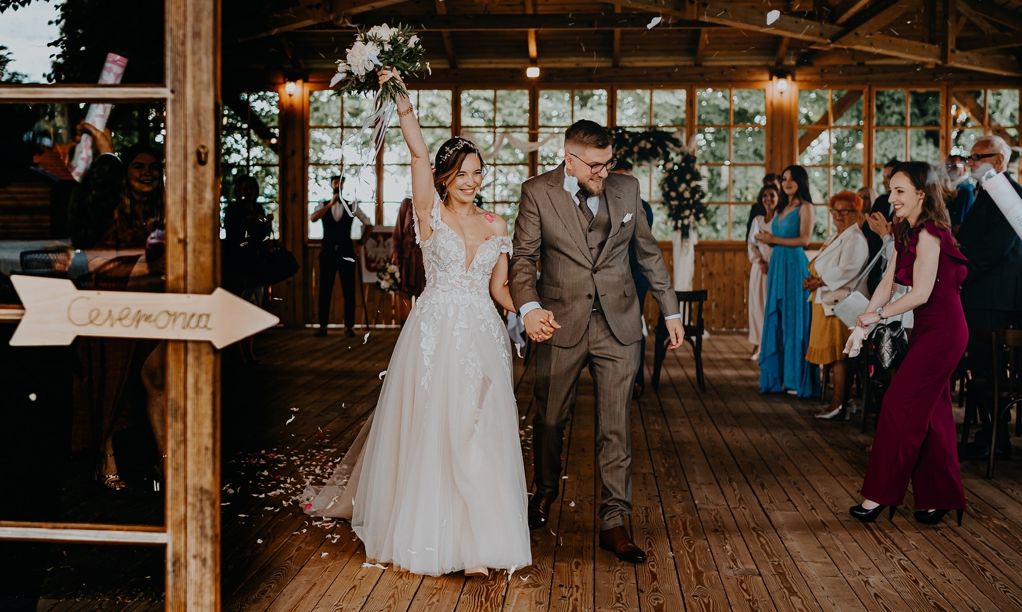 Fotograf ślubny w małopolsce ✔️dworek w brzeznej